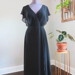 AZAZIE Bridesmaid Dress Size 10A BLACK NEVER BEEN ALTERED Worn only Once